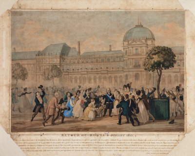 Ritorno del Re, 8 luglio 1815 da Pierre Michel Alix